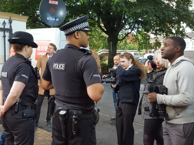 Police uniform hire for film production